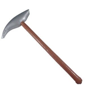 Pick Axe Inflatable Party Favor -Set Of 12 NEW -31 Inches Long *SHIPS DEFLATED*